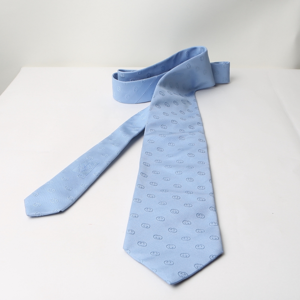 GUCCI Light Blue Tie - Picture 2 of 4